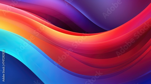 Abstract wavy background. Abstract Vibrant Gradient wallpaper. Colorful wavy gradient shape abstract background. Neon rainbow wavy background. abstract colorful flowing wave background.