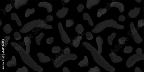 Trendy Dark Seamless Abstract Pattern Vector Illustration Background Art