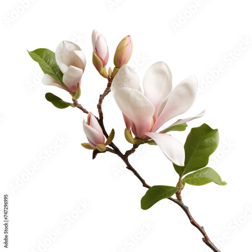 magnolia isolated on transparent background  png
