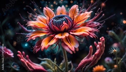 orange flower in the garden © AM