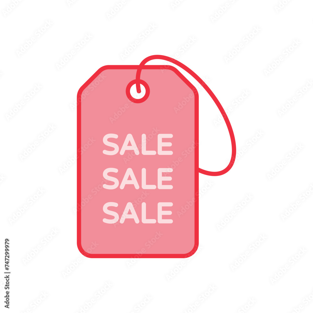 Sale Tag icon vector stock illustration