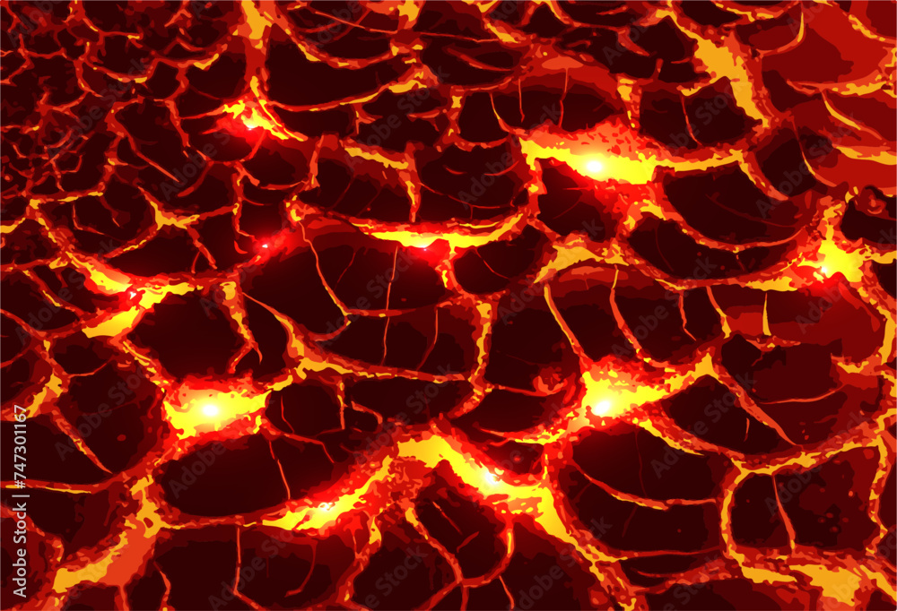 Molten lava.Lava.Magma background.Lava background.Realistic Molten lava backround