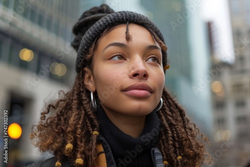 Close Up Portrait of Person With Dreadlocks