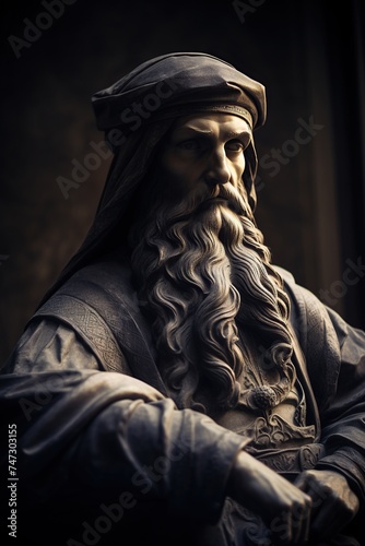 Statue of Leonardo da Vinci, Italy