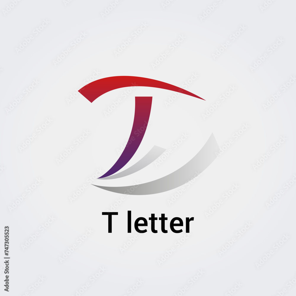 Icone Lettre T pour Design Logos, Symbole, Illustration Pictogramme Monogramme pour Business, Variations Alphabet Isolé Silhouette