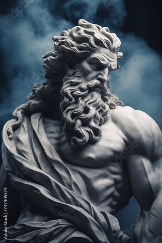 Statue of Zeus, Greek God of the sky.