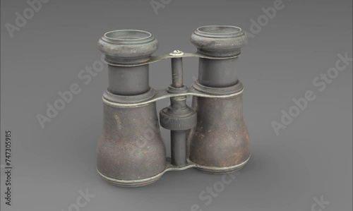 Old military binoculars