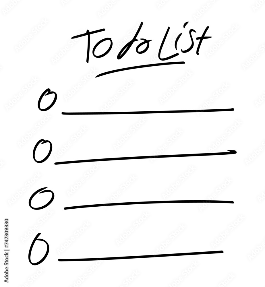 to do list hand drawn element to do list hand drawn element