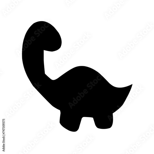 Dinosaur silhouettes