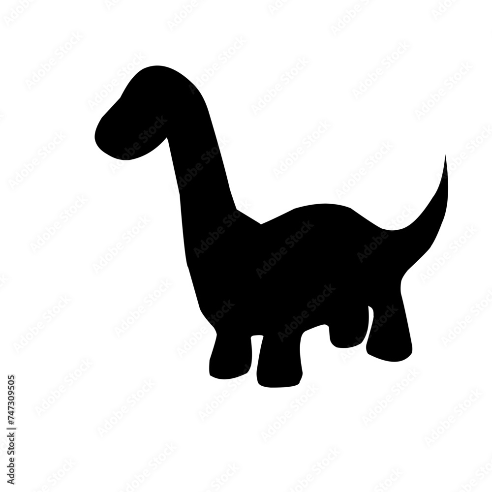 Dinosaur silhouettes