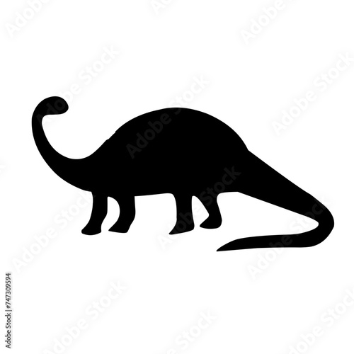 Dinosaur silhouettes