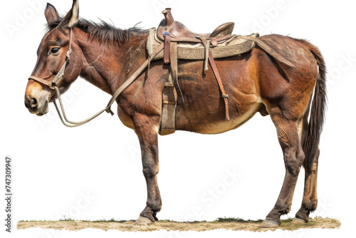 Mule isolated on transparent background