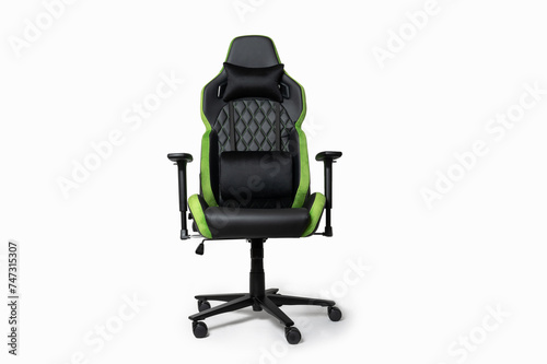 Gaming chair on white background