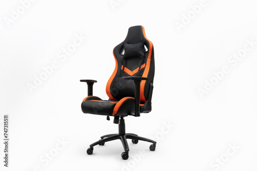 Gaming chair on white background