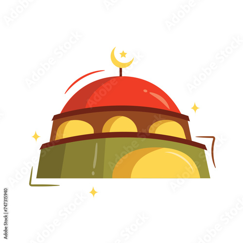 Mosque Vector Illustration Perfect For Islam or Muslim