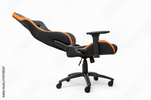 Gaming chair on white background