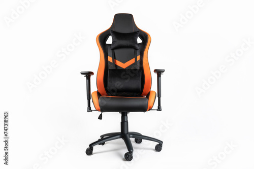 Gaming chair on white background