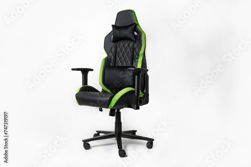 Gaming chair on white background
