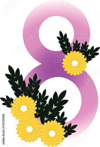 vector illustration of international women's day