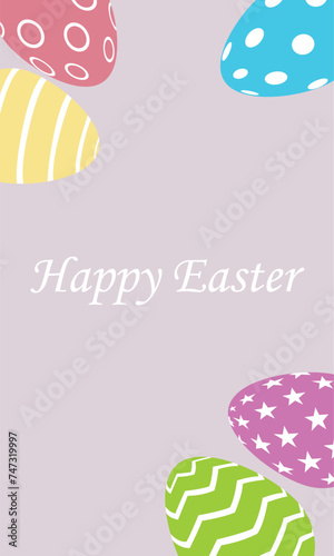 festive vector card for easter