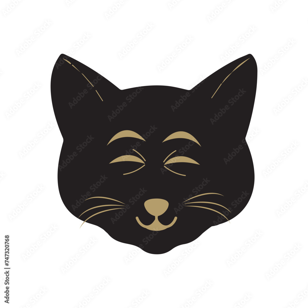 Cat pet head face icon, Vector illustration of funny cartoon cats, Cat face with various expressions and patterns vector illustration flat design. Cat pet head face icon, Vector illustration of funny cartoon cats, Cat face with various expressions and patterns vector illustration flat design.