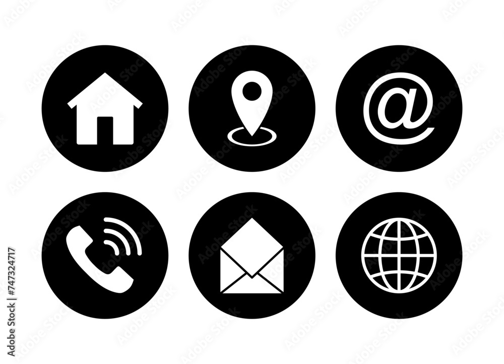Contact us icon vector. web icon vector. business card contact information icon. Contact us icon vector. web icon vector. business card contact information icon.