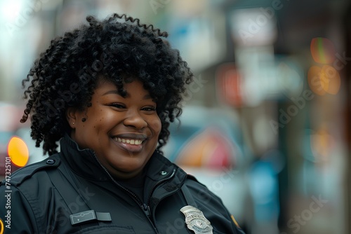 portrait of a police woman