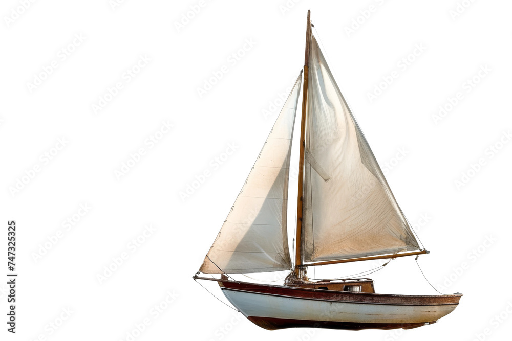 Sailing Boat isolated on transparent background