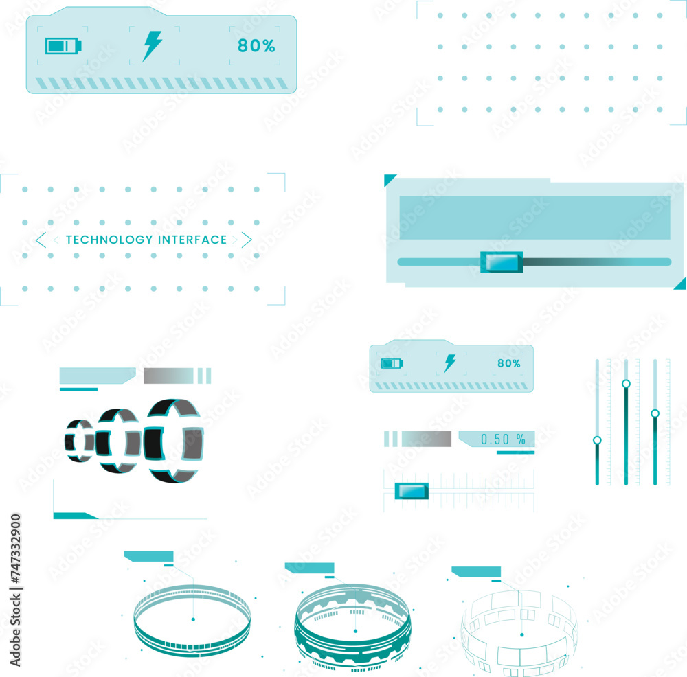Computer interface and business technology concept vector file art. Computer interface and business technology concept vector file art.