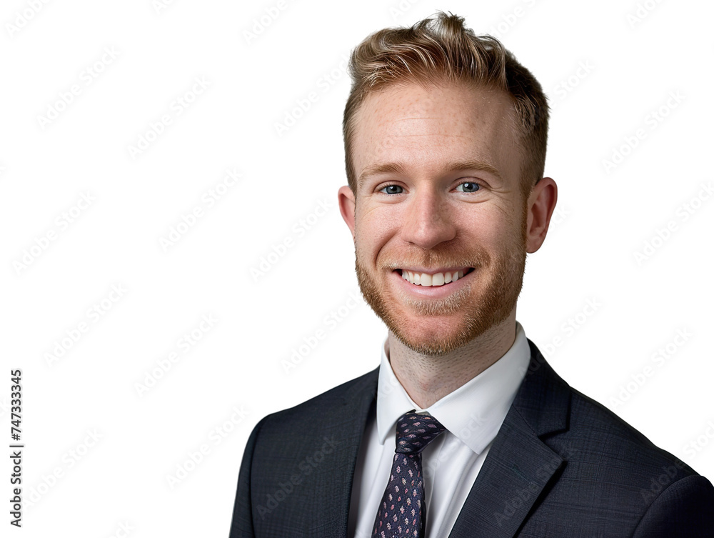 professional headshot in a white background of male wearing suit, nice tie, nice smile isolated PNG professional headshot in a white background of male wearing suit, nice tie, nice smile isolated PNG