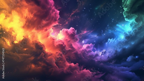 Space galaxy wallpaper. nebula wallpaper. Space background with shining stars. cosmos with stardust. Infinite universe and starry night. Beautiful cosmic Outer Space wallpaper. Planets wallpaper. © jokerhitam289