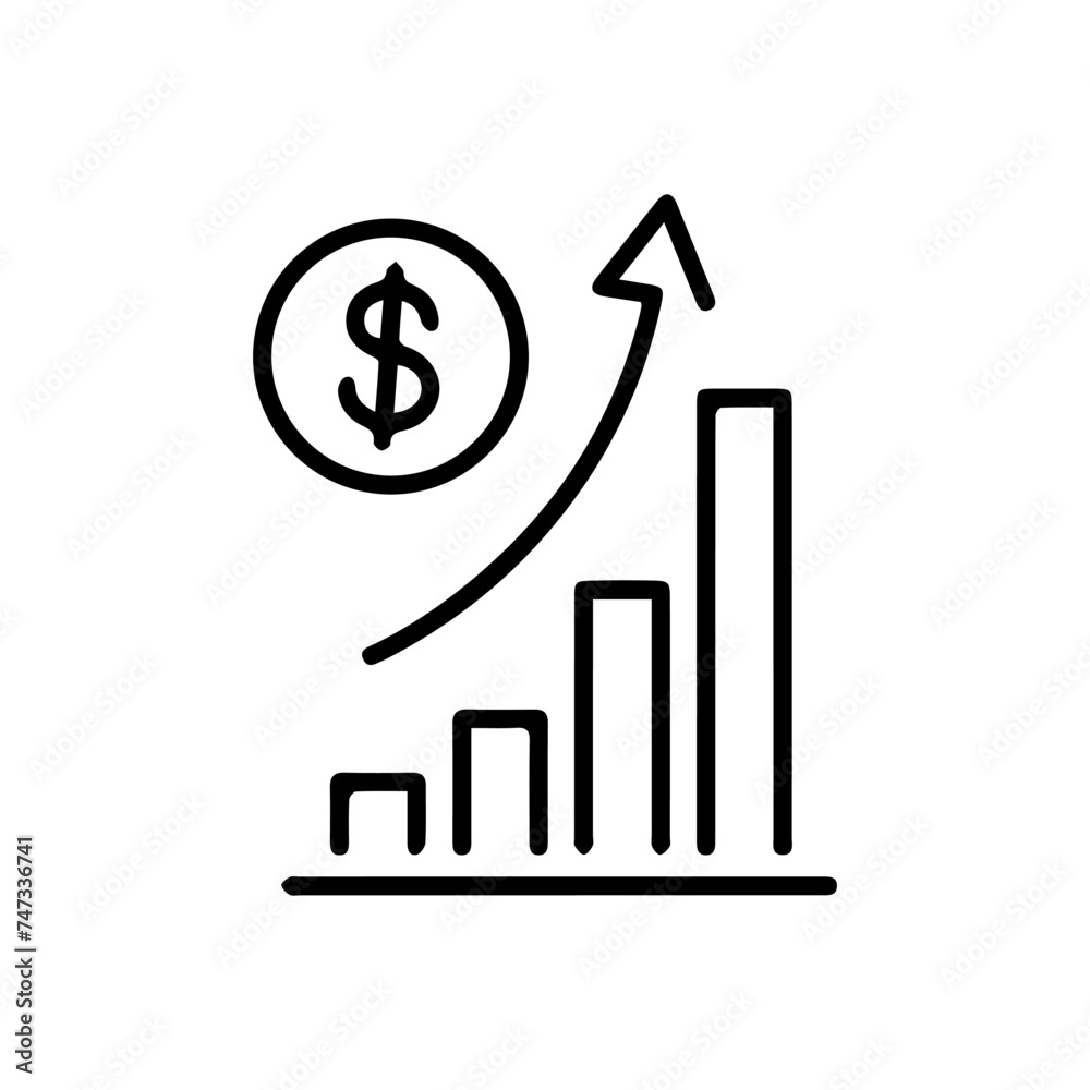 Chart increase profit. Growth success arrow icon. Profit growing icon. Isolated vector icon. Progress bar. Growing graph icon graph sign. Chart increase profit. Growth success arrow icon. Chart increase profit. Growth success arrow icon. Profit growing icon. Isolated vector icon. Progress bar. Growing graph icon graph sign. Chart increase profit. Growth success arrow icon.