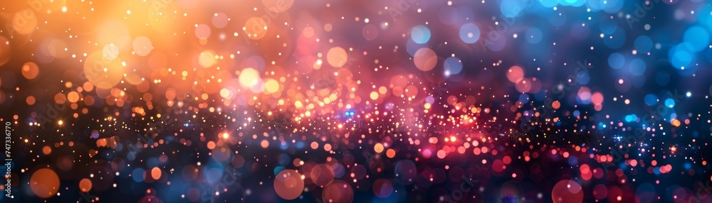Light leaks and bokeh effects on abstract backgrounds, modern and vibrant