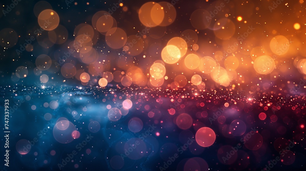 Creating digital art with a bokeh background, starry night theme, and vibrant colors is truly captivating