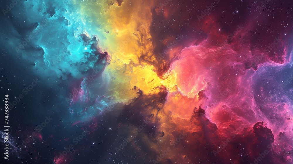 Fototapeta premium Space galaxy wallpaper. nebula wallpaper. Beautiful cosmic Outer Space wallpaper. Space background with shining stars. cosmos with stardust. Infinite universe and starry night. Planets wallpaper.