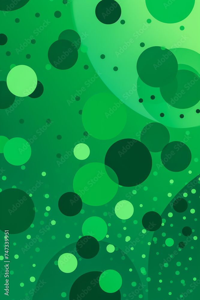 Abstract vertical green background with dots Abstract vertical green background with dots