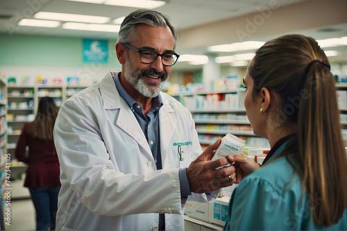 Pharmacist Counseling a Patient