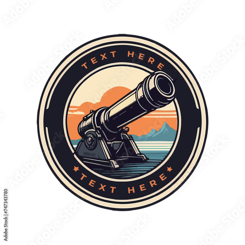 Cannon logo design, for UI, poster, banner, social media post, branding