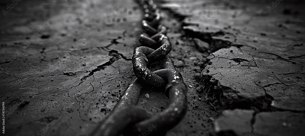 The chains are broken, symbolizing liberation and liberation from ...