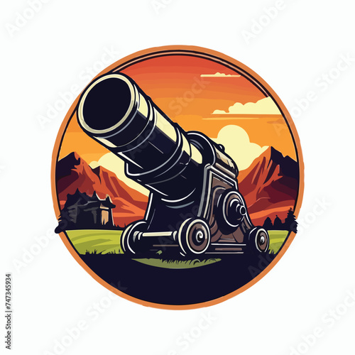 Cannon logo design, for UI, poster, banner, social media post, branding