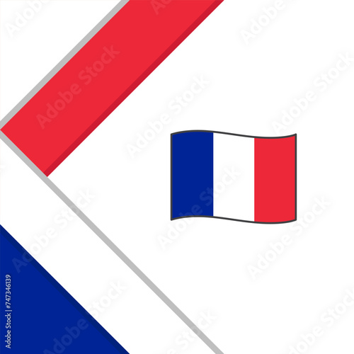 Guadeloupe Flag Abstract Background Design Template. Guadeloupe Independence Day Banner Social Media Post. Illustration