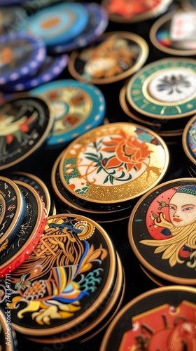 A detailed look at the art of crafting casino chips symbols of hope and fortune each design a mark of the games allure