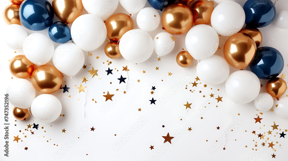 ballon frame on white background ballon frame on white background