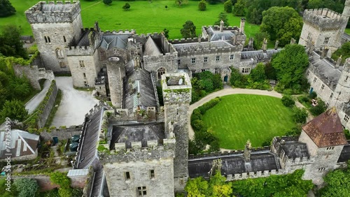 A picturesque castle. Lismore Castle in 4k photo