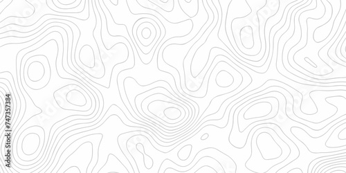 The stylized height of the topographic map in contour, lines. Topography and geography map grid abstract backdrop. creative cartography illustration. Black and white landscape geographic pattern.