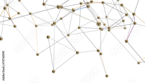 Neural network 3D illustrat...