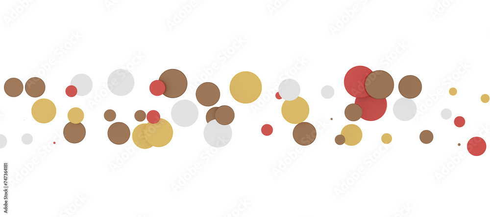 Fototapeta premium Sunburst and colorful confetti background frame illustration