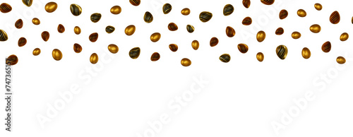 Luxury golden easter eggs i...