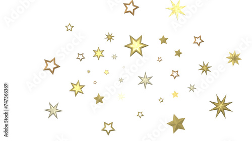 Stars - Glossy 3D Christmas star icon. Design element for holidays. - © vegefox.com