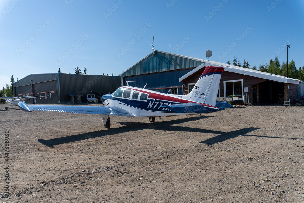 Port Alsworth, Alaska Beechcraft Bonanza sixseater, singleengined
